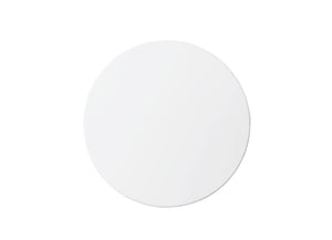 English Elm Acton Round White Finish Accent Table with Turned Pedestal Base, Solid Veneer Top, 40lb Limit B2726P256193