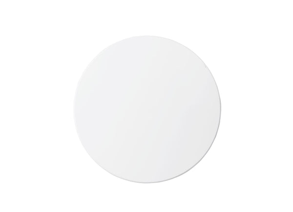 English Elm Acton Round White Finish Accent Table with Turned Pedestal Base, Solid Veneer Top, 40lb Limit B2726P256193