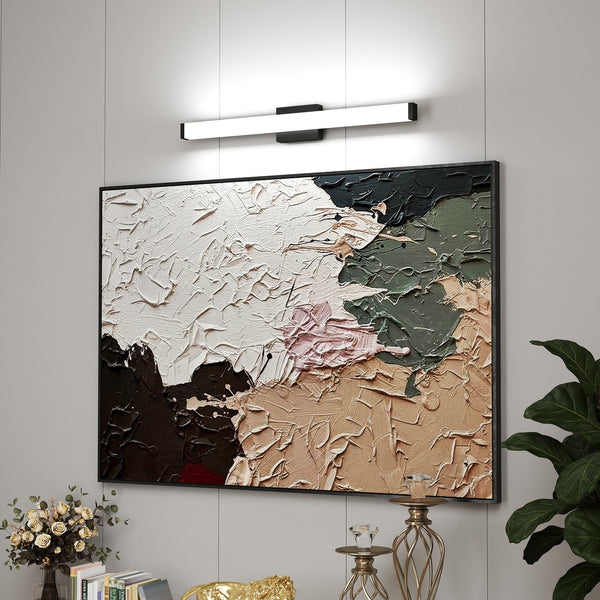 English Elm Bathroom Vanity Light Black - 33" Modern Led Light For Bright, Energy-Efficient Bathroom Illumination W2312P374951