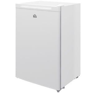English Elm Homcom Compact Upright Freezer 3 Cu Ft with Adjustable Thermostat for Dorm Apartment White W2225P200388