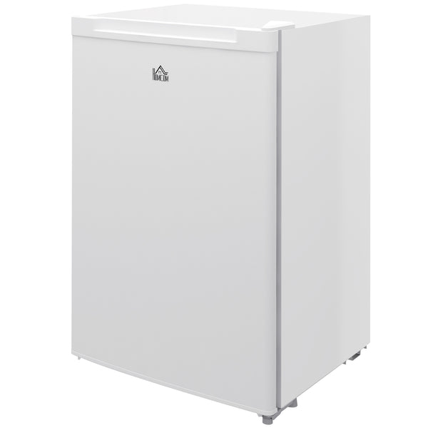 English Elm Homcom Compact Upright Freezer 3 Cu Ft with Adjustable Thermostat for Dorm Apartment White W2225P200388
