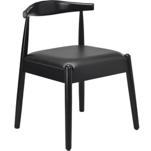 English Elm Weave Dining Chairs Set Of 2 - Stylish Mid-Century Modern Kitchen Seating With Solid Oak & Woven Comfort T3623P371949-GIGA