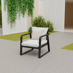 English Elm Fr Aluminum Patio Sofa Set with Swivel Rocker Memory Foam Cushions Outdoor Living W5382P440239