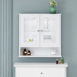 Christopher Knight Home® - Noble House - Haswell Modern 2 Door Medicine Cabinet with Mirrors