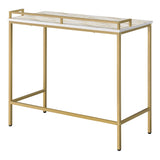 OSP Home Furnishings Brighton Console Table Mosaic/Gold