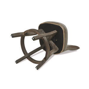 English Elm Jennifer Taylor Home - Henry 27" Armless Swivel Counter Height Bar Stool Heathered Linen Upholstered High Back Support Gray B2719P238374