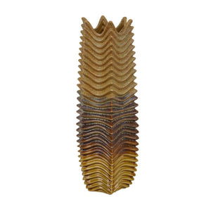 English Elm Decorative Tall Ceramic Vase Earthy Glazed Texture for Modern Transitional Shelves B056P417009