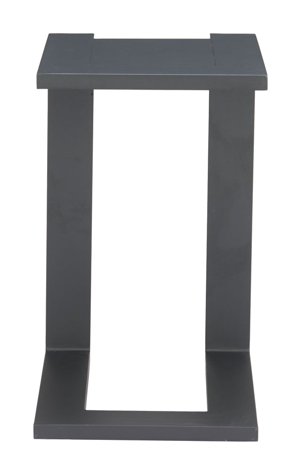 Zuo Modern Tudi Side Table Black - Modern Aluminum Design, Stylish Companion For Living Room & Bedroom Decor Black Aluminum 704136-zuo-modern