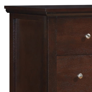 English Elm Chic Cappuccino Storage Chest - 48"H x 32"W x 18"D Ready-to-Use Particle Board, Durable Warm Finish for Versatile Home Organization B078108317