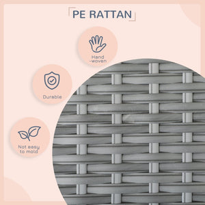 English Elm Pawhut Wicker Dog House With Canopy, Water-Resistant Cushion For Stylish Indoor-Outdoor Comfort W2225P173749-GIGA