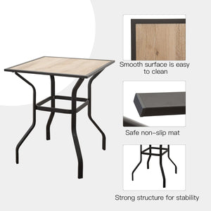 English Elm Outdoor Living 3-Piece Patio Bar Set With Swivel Stools, Cushions & Durable Table For Garden Fun W1859S00096