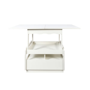 English Elm 3 3-in-1 Convertible Coffee Table with Lift Top & Storage Cabinet, Modular Space-Saving Design for Living W331P280668