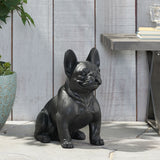 Christopher Knight Home® - Noble House - Delamore Outdoor French Bulldog Garden Statue