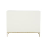 Ficino Bookshelf White/Cream, Gold 385928 Chelsea House