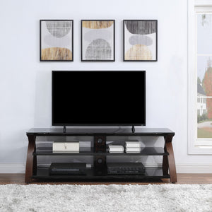 OSP Home Furnishings Timber 67" TV Stand Espresso