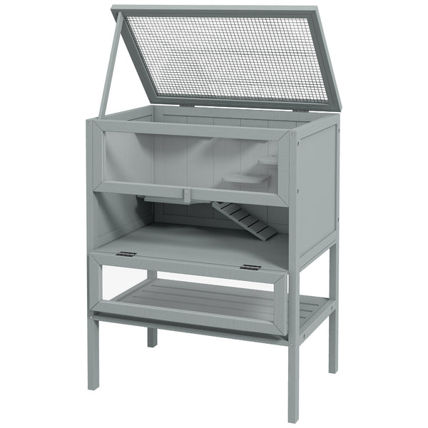 English Elm Pawhut 5-tier Small Pet Habitat with Tubes Tunnels Exercise Wheel and Carry Handles W2225P229198