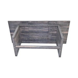 English Elm 70.87" Farmhouse Dining Table for 6-8, Antique Gray 70.87" Rustic Rectangular Wood Table with X Legs W1412P272807