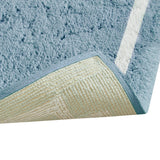 Madison Park Evan Transitional Cotton Tufted Bath Rug 20x30 MP72-6207 Blue