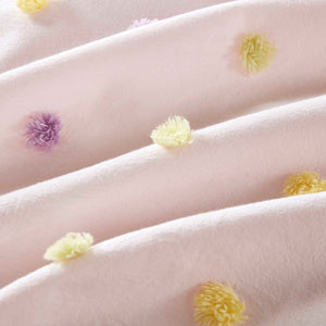 English Elm 5PCS Cotton Sateen Duvet Set Full/Queen with 300TC Printed Face, 2 Shams & 2 Decorative Pillows, Breathable Comfort Pink 22.83 L x 20.87 W x 9.84 H B035P341217