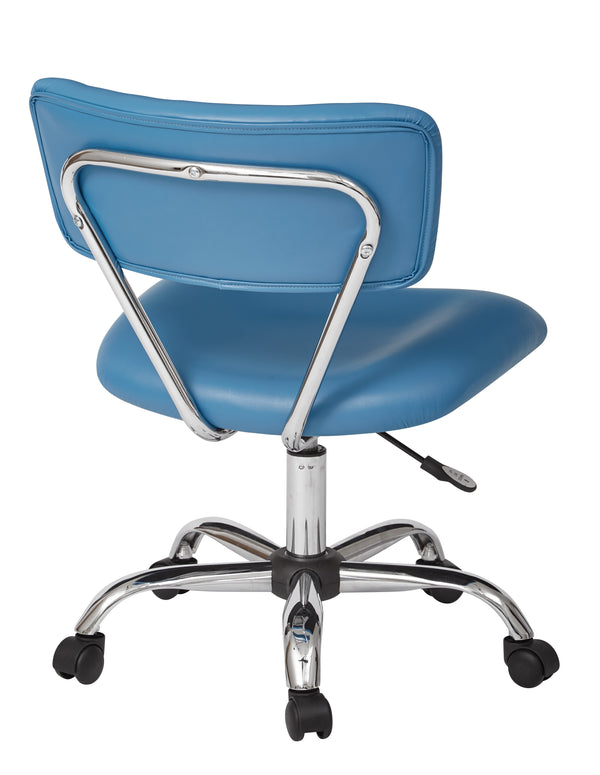 OSP Home Furnishings Vista Task Office Chair Blue