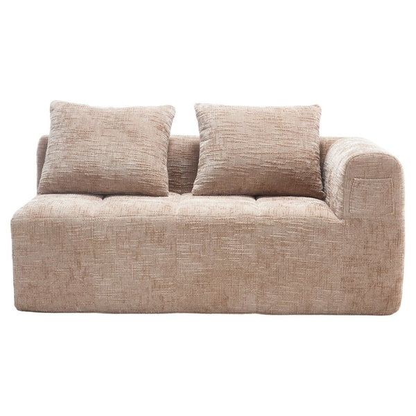 English Elm United Chenille Loveseat Sofa – Stylish Modular Sleeper For Small Spaces, Comfort & Versatility! W1568P255135-GIGA
