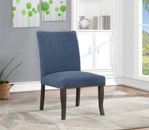 OSP Home Furnishings Hamilton Dining Chair  - Set of 2 Atlantic