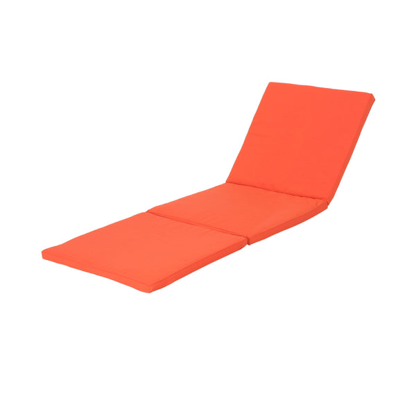 English Elm Christopher Knight Home® - JAMAICA Plush Outdoor Lounge Cushion with UV, Water & Fade Resistance for Patio Comfort 26.5x25.5x7 Orange 62575.00CUSH-ORG