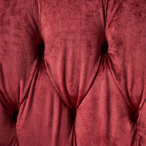 English Elm Christopher Knight Home® - LOVESEAT Chesterfield Velvet Loveseat with Deep Button Tufting, Scrolled Arms & Nailhead Trim for Elegant Comfort Garnet 61203.00NVLTGARN