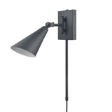 Whitmire 10.25'' High 1-Light Plug-In/Hardwire Sconce - Matte Black EC89221/1 Elk Lighting