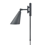 Whitmire 10.25'' High 1-Light Plug-In/Hardwire Sconce - Matte Black EC89221/1 Elk Lighting