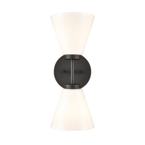 Houghton 15'' High 2-Light Vanity Light - Matte Black EC89262/2 Elk Lighting