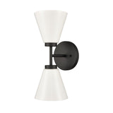 Houghton 15'' High 2-Light Vanity Light - Matte Black EC89262/2 Elk Lighting