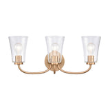 Emily 23'' Wide 3-Light Vanity Light - Brushed Gold EC89264/3 Elk Lighting