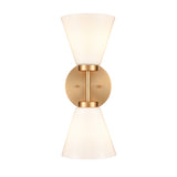 Houghton 15'' High 2-Light Vanity Light - Brushed Gold EC89272/2 Elk Lighting