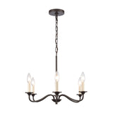 Quinn 30'' Wide 6-Light Chandelier - Old Bronze EC89689/6 Elk Lighting