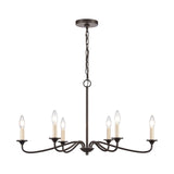 Quinn 30'' Wide 6-Light Chandelier - Old Bronze EC89689/6 Elk Lighting