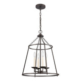 Joanie 17.25'' Wide 4-Light Pendant - Old Bronze EC89694/4 Elk Lighting