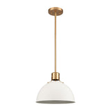 Zayne 12'' Wide 1-Light Pendant - Matte White EC89725/1 Elk Lighting