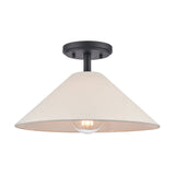 Rydell 14'' Wide 1-Light Semi Flush Mount