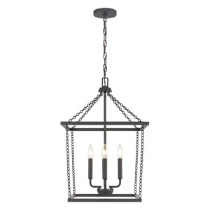 Emmett 17'' Wide 4-Light Pendant - Matte Black EC89804/4 Elk Lighting