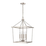 Emmett 17'' Wide 4-Light Pendant - Brushed Nickel EC89814/4 Elk Lighting