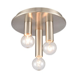 Pepper 8'' Wide 3-Light Flush Mount - Brushed Nickel EC89843/3 Elk Lighting