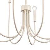 Ulla 28'' Wide 8-Light Chandelier - Antique White EC89875/8 Elk Lighting