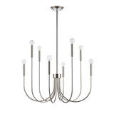 Ulla 28'' Wide 8-Light Chandelier - Polished Nickel EC89895/8 Elk Lighting