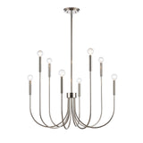 Ulla 28'' Wide 8-Light Chandelier - Polished Nickel EC89895/8 Elk Lighting