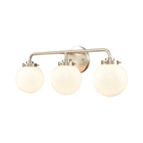 Fairbanks 22.75'' Wide 3-Light Vanity Light - Brushed Nickel and Opal EC89984/3 Elk Lighting