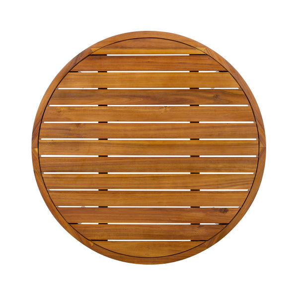 English Elm Outdoor Acacia Wood Loveseat Set with Woven Rope Detail and Slatted Coffee Table Cream,Oatmeal,Teak N768P363954T