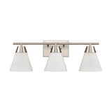 Vivica 24'' Wide 3-Light Vanity Light - Brushed Nickel EC90024/3 Elk Lighting