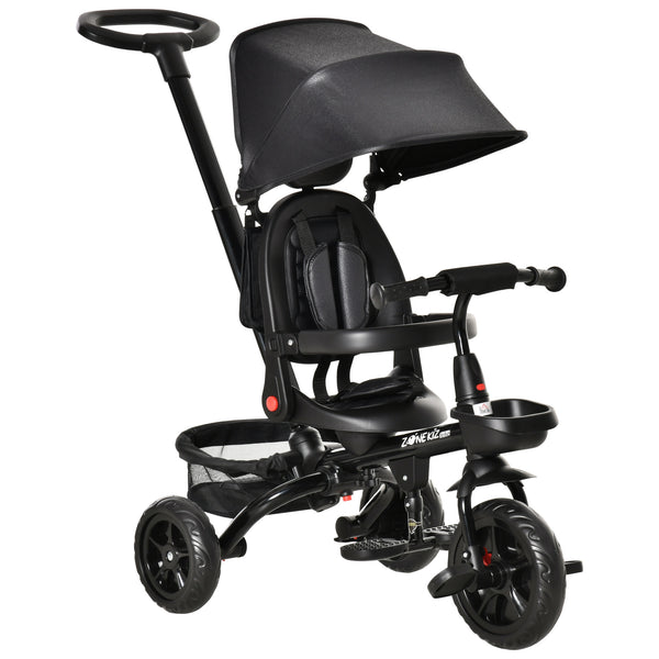 English Elm Qaba 4 in 1 Convertible Kids Trike with Reversible Seat and Adjustable Push Handle W2225P217779
