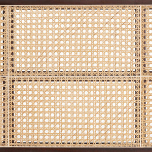 English Elm Modern Bohemian Bayur Wood Queen Headboard with Woven Bamboo Panel Texture B2750P467684